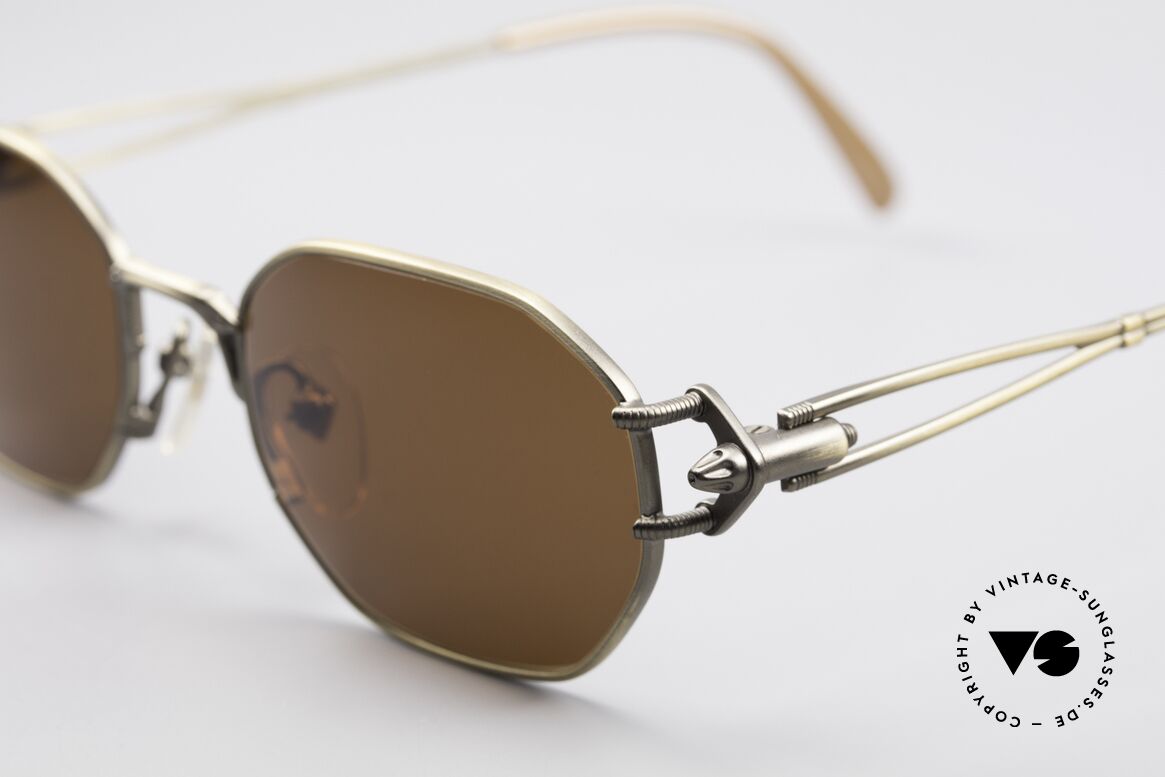 Jean Paul Gaultier 55-6106 90er Designer Sonnenbrille, enorm hochwertig (made in Japan) & 100% UV Schutz, Passend für Herren und Damen