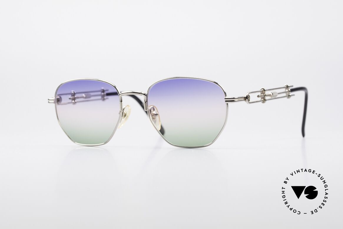 Jean Paul Gaultier 55-4174 Einstellbare Vintage Brille, einzigartige Designer-Sonnenbrille von J.P. GAULTIER, Passend für Herren und Damen