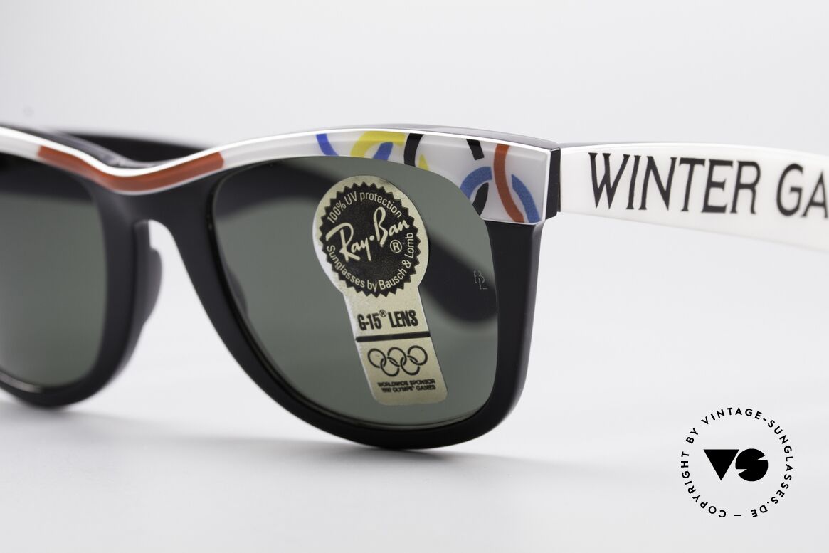 Ray Ban Wayfarer I Olympia 1928 St. Moritz, ungetragene B&L Rarität; ein wahres Sammlerstück, Passend für Herren und Damen