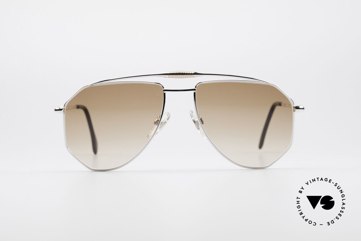 Zollitsch Cadre 120 Large 80er Sonnenbrille, vintage Zollitsch Sonnenbrille aus den späten 1980ern, Passend für Herren