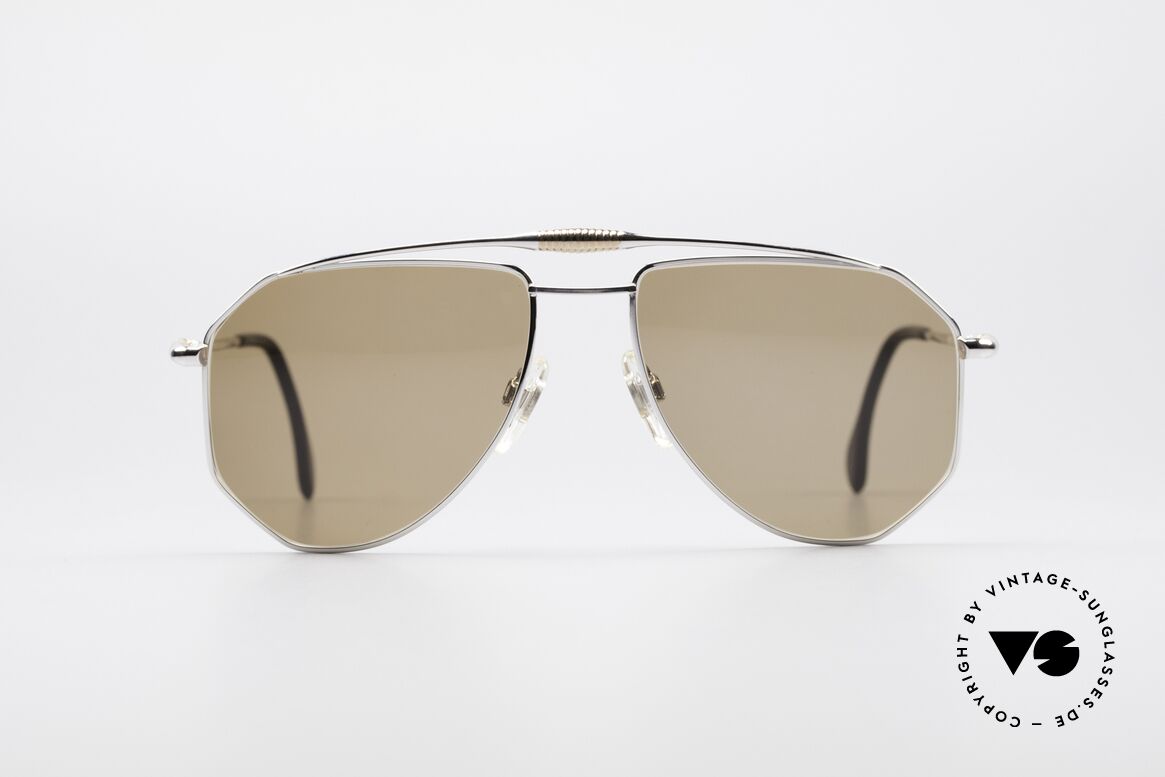 Zollitsch Cadre 120 Large 80er Aviator Brille, vintage Zollitsch Sonnenbrille aus den späten 1980ern, Passend für Herren