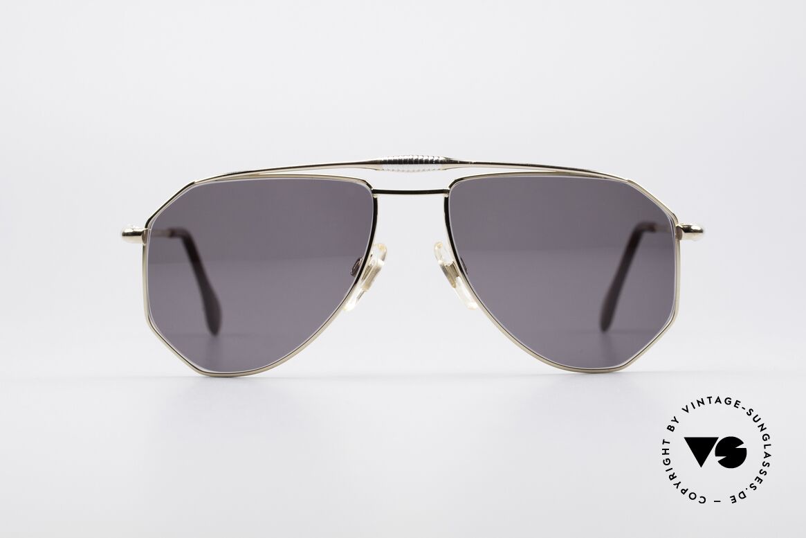 Zollitsch Cadre 120 Medium Aviator Sonnenbrille, vintage Zollitsch Sonnenbrille aus den späten 1980ern, Passend für Herren
