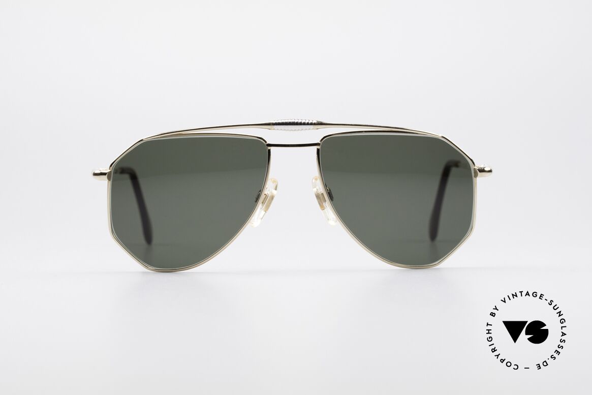 Zollitsch Cadre 120 Medium Piloten Sonnenbrille, vintage Zollitsch Sonnenbrille aus den späten 1980ern, Passend für Herren