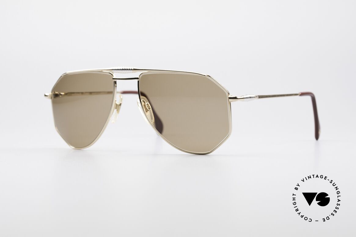 Zollitsch Cadre 120 Medium Herren Sonnenbrille, vintage Zollitsch Sonnenbrille aus den späten 1980ern, Passend für Herren