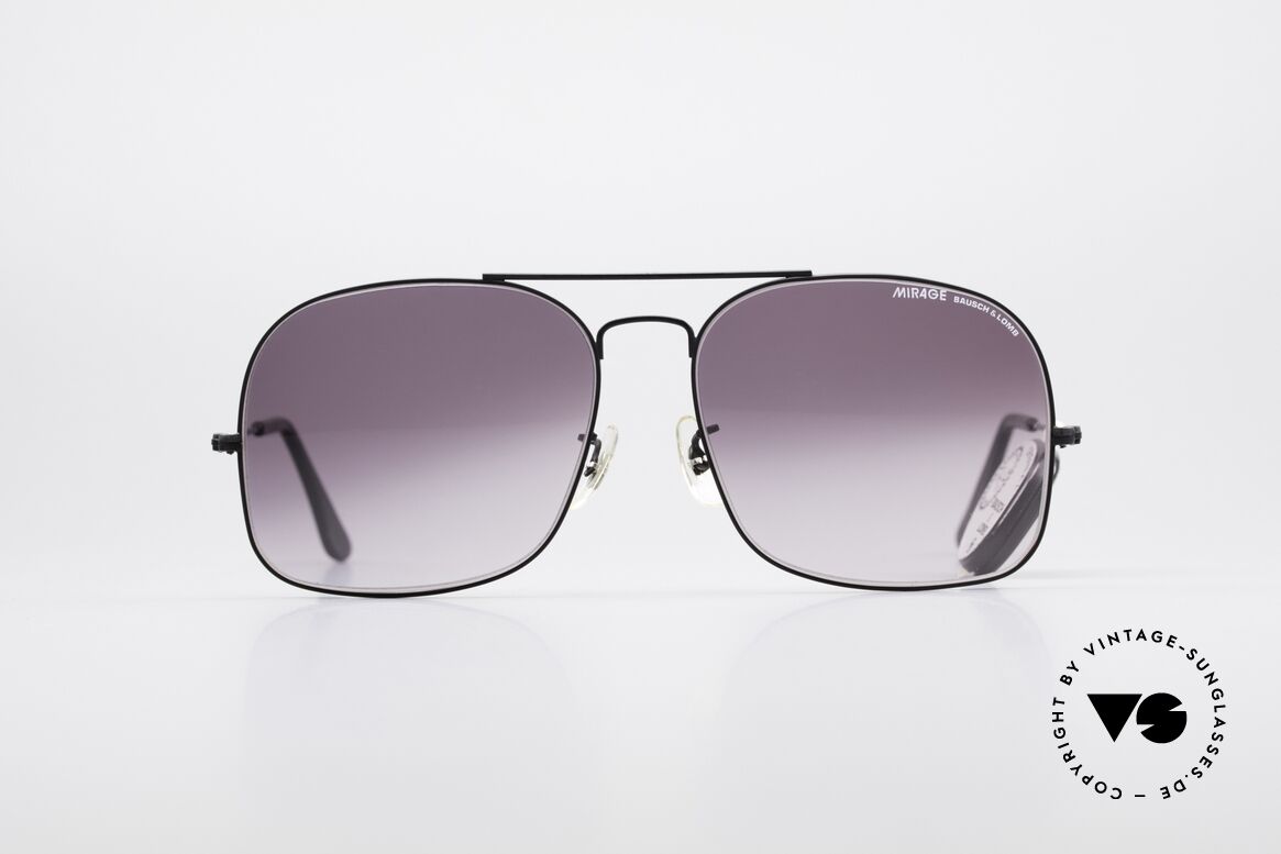 Bausch & Lomb Mirage 80er USA Vintage Brille, Bausch&Lomb vintage Sonnenbrille aus den 1980ern, Passend für Herren