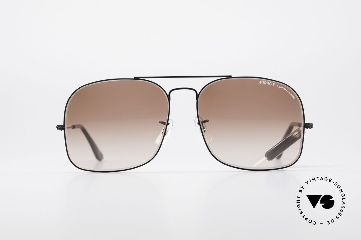 Bausch & Lomb Mirage USA Vintage Sonnenbrille, Bausch&Lomb vintage Sonnenbrille aus den 1980ern, Passend für Herren