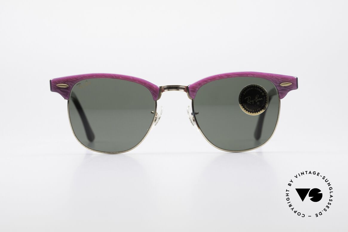 Ray Ban Clubmaster Bausch & Lomb USA Brille, Bausch & Lomb G-15 Qualitätsgläser (100% UV), Passend für Damen