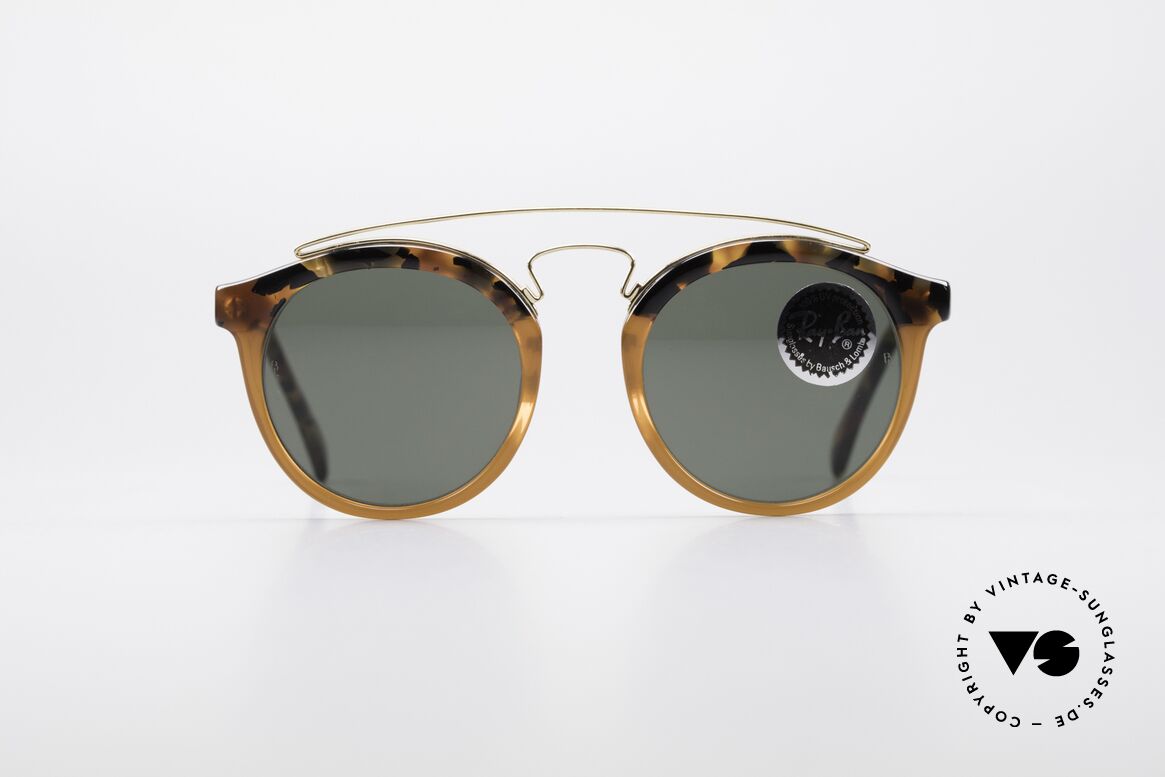 Ray Ban Gatsby Style 4 Bausch Lomb USA B&L Brille, RAY-BAN Gatsby Style 4 Combo Round W1520, Passend für Herren und Damen