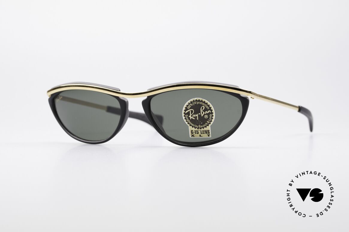 Ray Ban Olympian IV Echte 90er B&L USA Brille, sportliches Modell der berühmten Olympian Serie, Passend für Herren und Damen