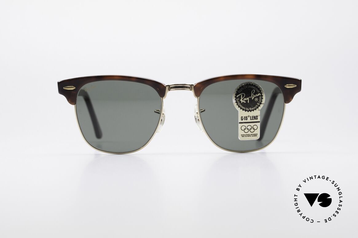 Ray Ban Clubmaster Bausch & Lomb USA Brille, original 90er Jahre Brille von RAY-BAN, USA, Passend für Herren Ray Ban Clubmaster Bausch & Lomb USA Brille, original 90er Jahre Brille von RAY-BAN, USA, Passend für Herren