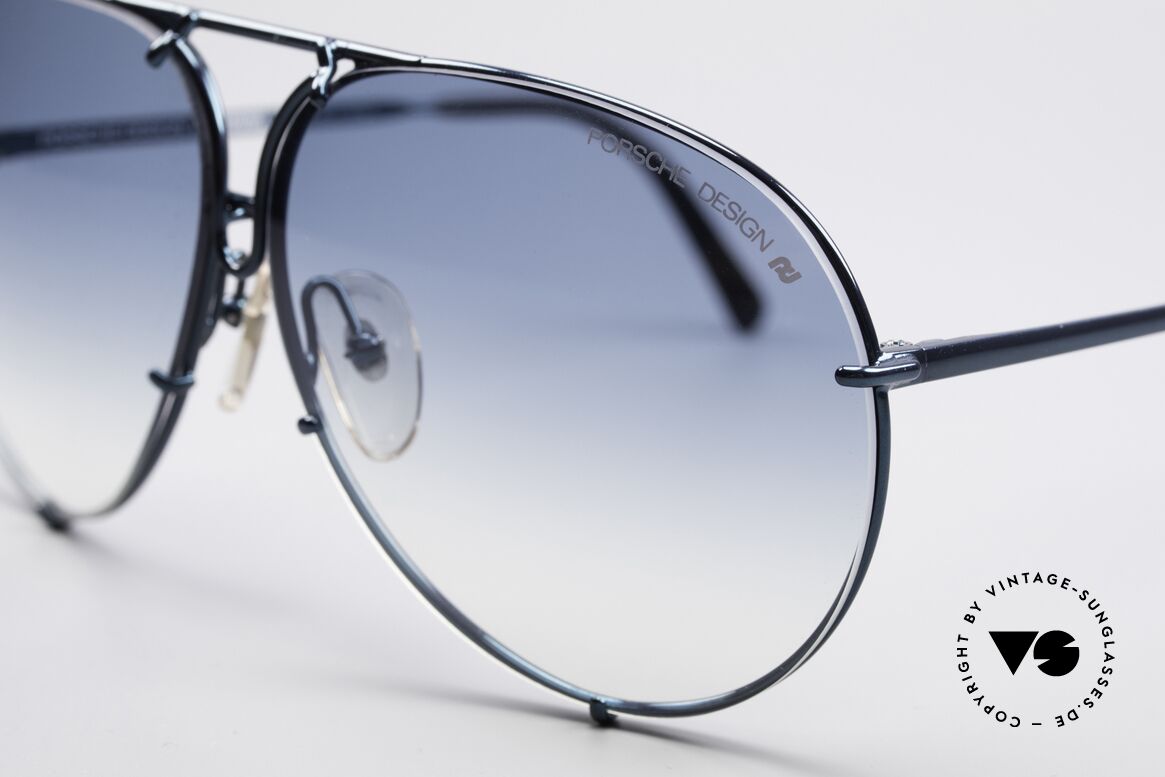 Porsche 5623 Rare 80er Aviator Brille, edle Lackierung in einer Art 'dunkles Türkis / metallic', Passend für Herren und Damen