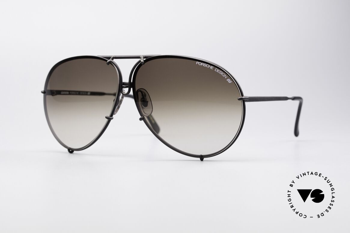 Porsche 5621 Grosse Alte 80er Pilotenbrille, PORSCHE Design by Carrera Sonnenbrille von 1987, Passend für Herren