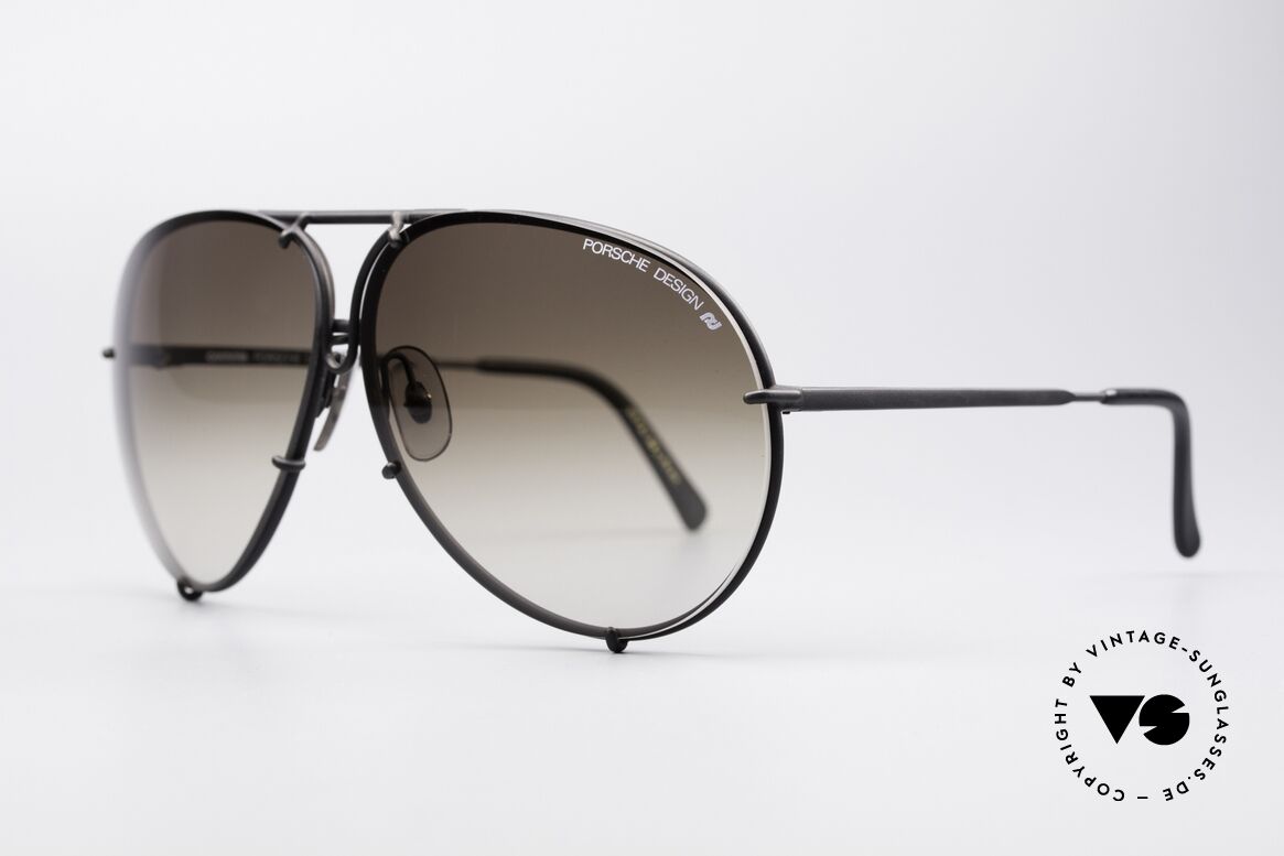 Porsche 5621 Grosse Alte 80er Pilotenbrille, die 80er Legende mit den auswechselbaren Gläsern, Passend für Herren