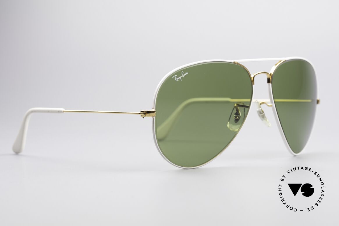 Ray Ban Large Metal II Flying Colors Limited Edition, produziert in den 1970ern & 80ern v. Bausch&Lomb, Passend für Herren