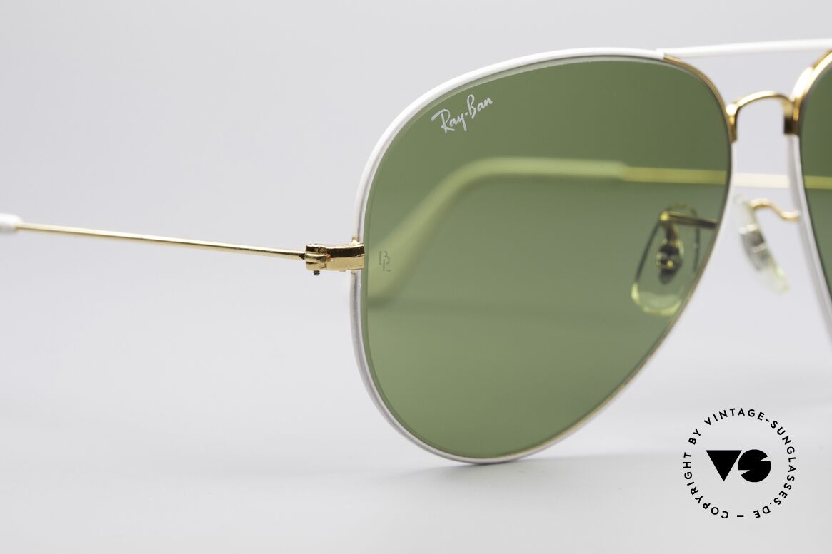 Ray Ban Large Metal II Flying Colors Limited Edition, legendäre RB3 Mineralgläser mit der "B&L" Gravur!, Passend für Herren