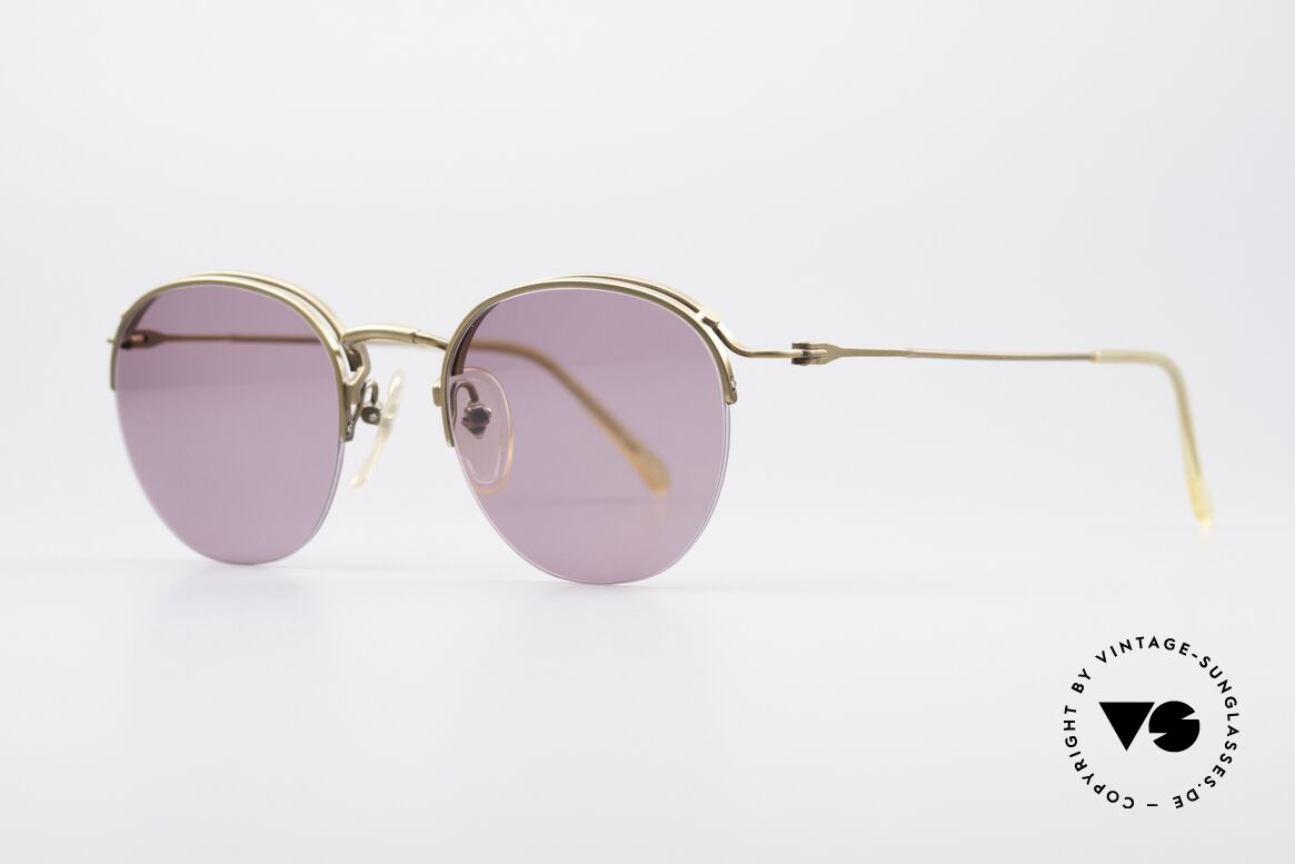 Jean Paul Gaultier 55-1172 True Vintage Sonnenbrille, Rahmenkonstruktion mit randloser Glasfassung, Passend für Herren und Damen