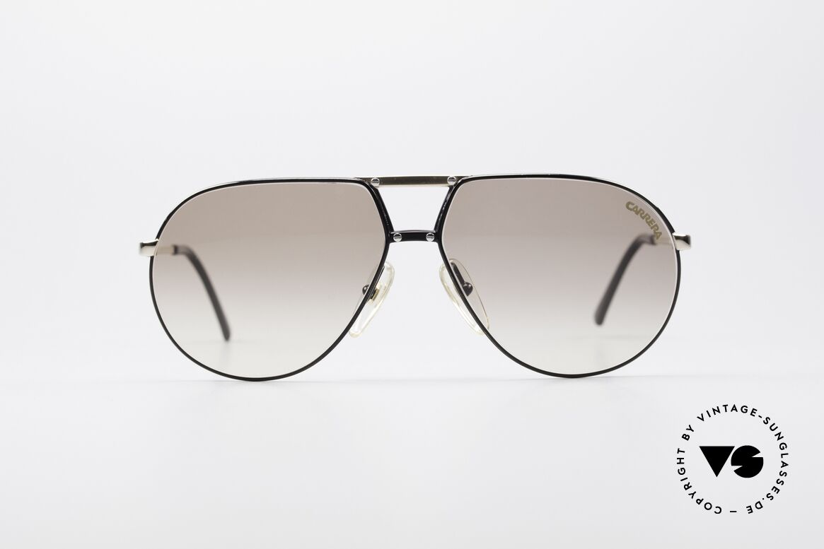 Carrera 5326 - S 80er Herren Sonnenbrille, vintage Sonnenbrille von Carrera mit Doppelsteg, Passend für Herren und Damen