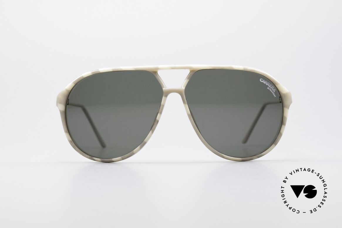 Carrera 5425 Robert De Niro Brille, vintage CARRERA Pilotensonnenbrille aus den 1990ern, Passend für Herren