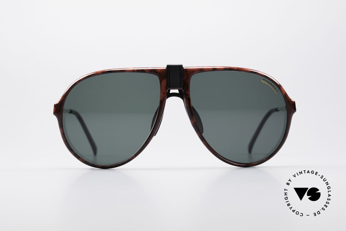 Carrera 5413 80er Pilotensonnenbrille, vintage 80er CARRERA Pilotenform-Sonnenbrille, Passend für Herren