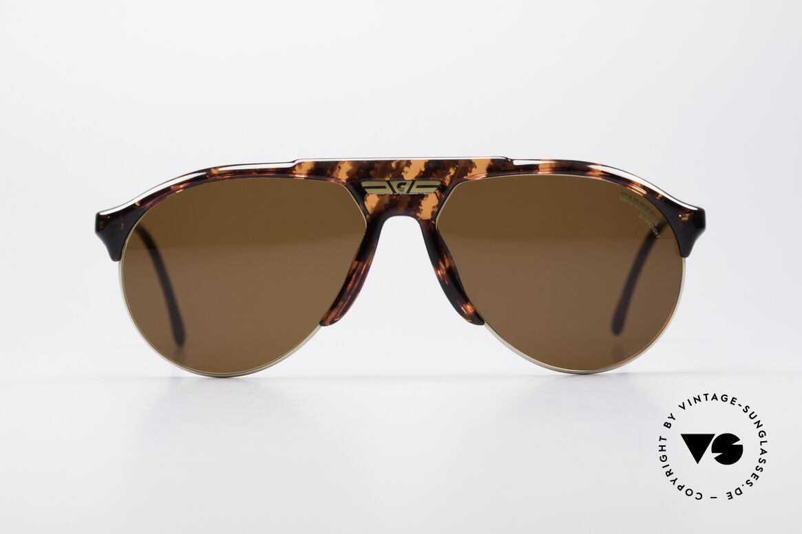 Carrera 5444 Sehr Breite Aviator Brille, vintage CARRERA Sonnenbrille aus den 90er Jahren, Passend für Herren