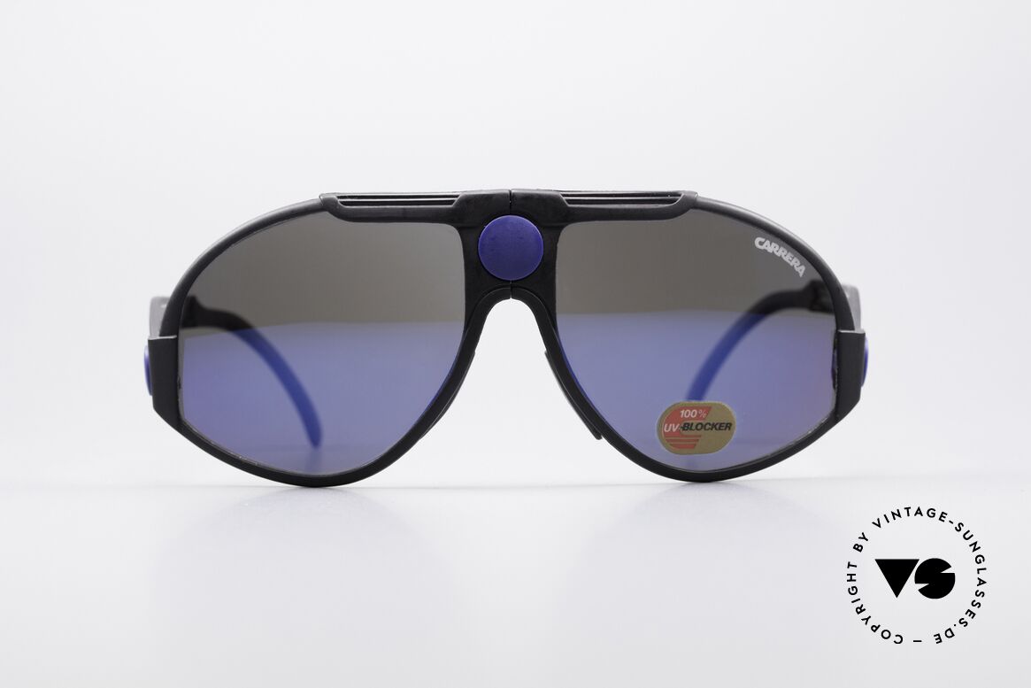Carrera 5586 Faltbare Kevlar Sonnenbrille, enorm hochwertige Carrera Sport-Sonnenbrille, Passend für Herren