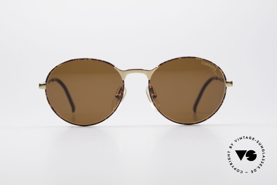 Carrera 5366 Runde Vintage Sonnenbrille, zeitlose runde 90er Jahre CARRERA Sonnenbrille, Passend für Herren und Damen