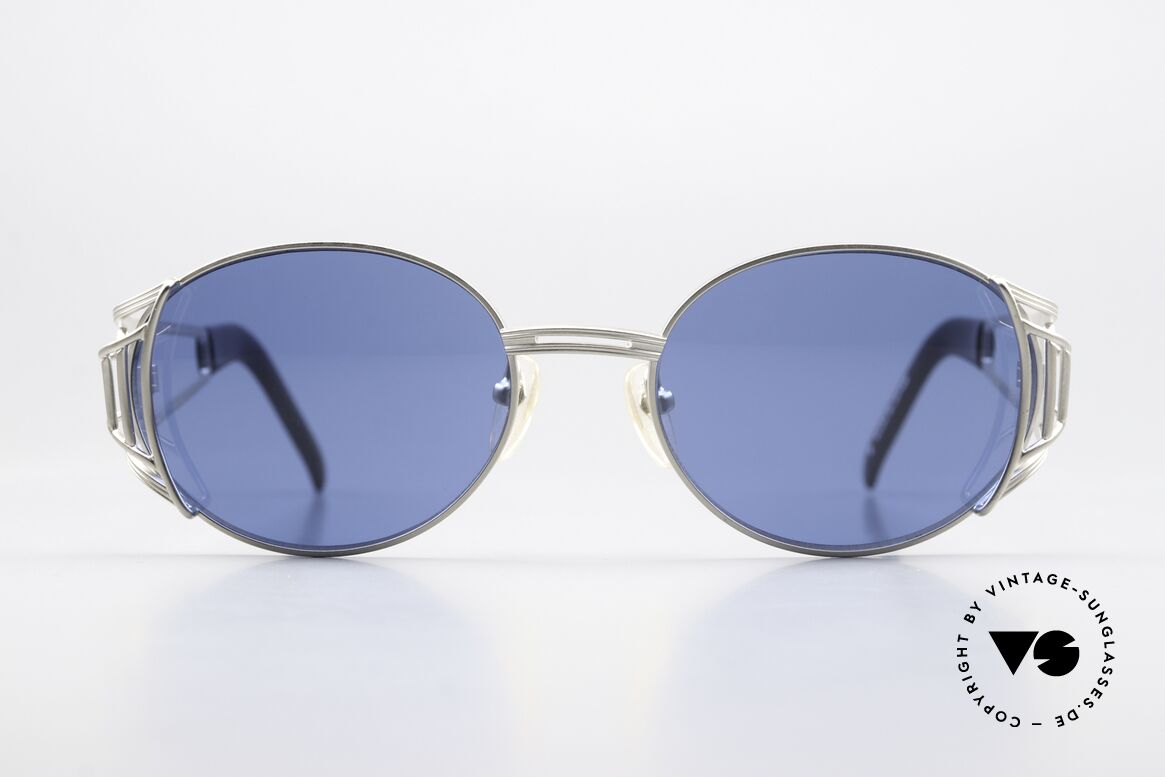 Jean Paul Gaultier 58-6102 Steampunk Sonnenbrille 90er, hochwertiges & kreatives Jean Paul Gaultier Design, Passend für Herren und Damen