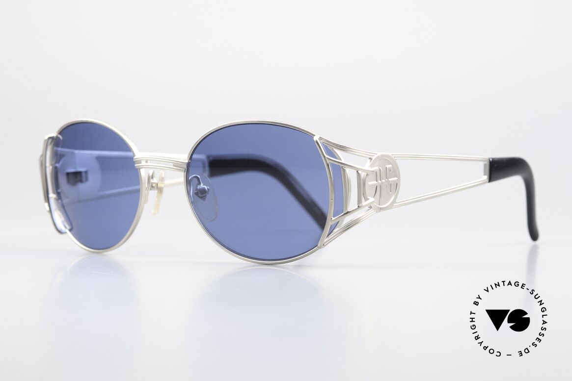 Jean Paul Gaultier 58-6102 Steampunk Sonnenbrille 90er, heutzutage oft als "STEAMPUNK-Brille" bezeichnet, Passend für Herren und Damen