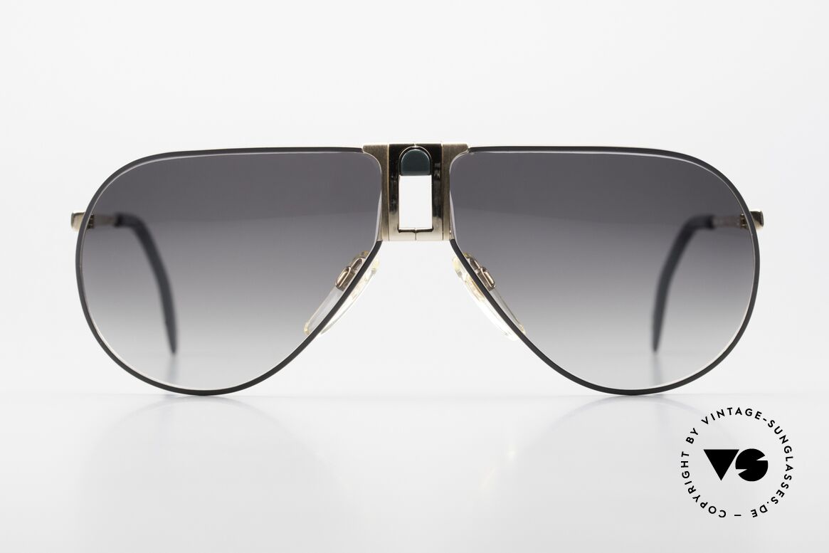 Longines 0154 80er Aviator Sonnenbrille, sehr edler Rahmen mit Federscharnieren by Metzler, Passend für Herren