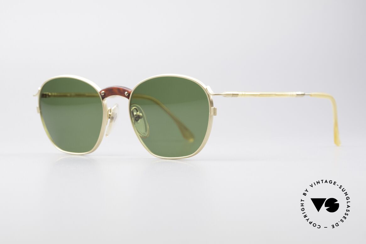 Jean Paul Gaultier 55-1271 Vergoldete 90er Sonnenbrille, absolute Top-Qualität (die Fassung ist gold-plattiert), Passend für Herren und Damen