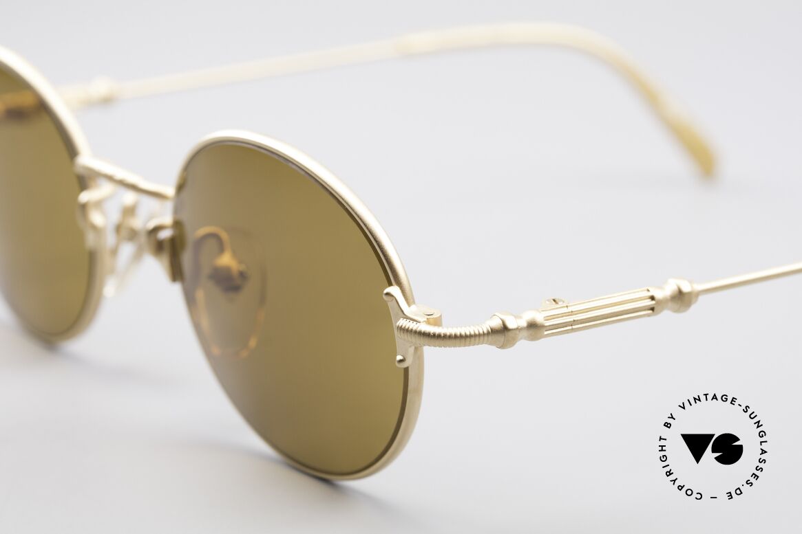 Jean Paul Gaultier 55-6109 Vergoldete Brille Polarisierend, ein echtes Designerstück in herausragender Qualität!, Passend für Herren und Damen