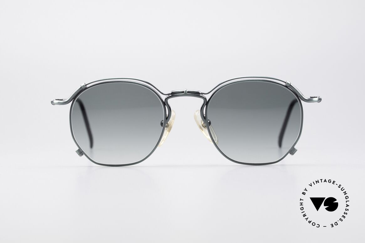Jean Paul Gaultier 55-2171 90er Vintage Designerbrille, sehr leichtes Gestell mit vielen kleinen Design-Details, Passend für Herren und Damen