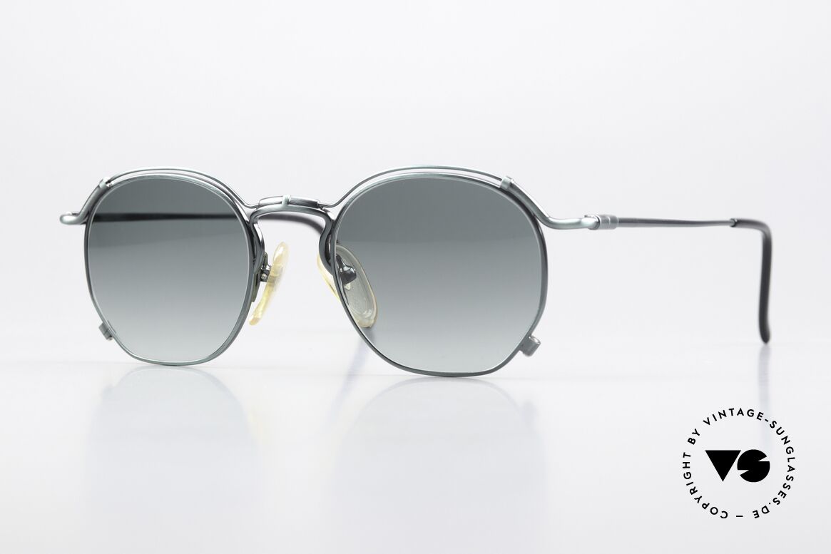 Jean Paul Gaultier 55-2171 90er Vintage Designerbrille, sehr leichtes Gestell mit vielen kleinen Design-Details, Passend für Herren und Damen