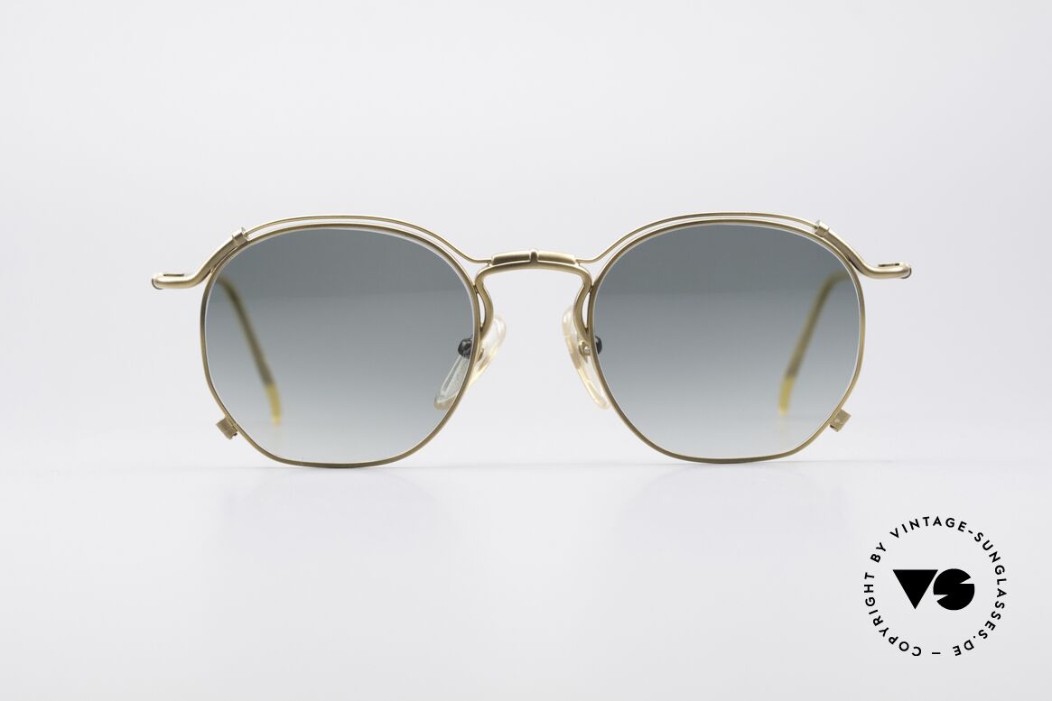 Jean Paul Gaultier 55-2171 90er Vintage Sonnenbrille, sehr leichtes Gestell mit vielen kleinen Design-Details, Passend für Herren und Damen