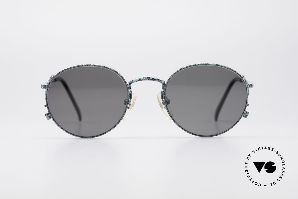 Jean Paul Gaultier 55-3178 Polarisierende Sonnenbrille, Metallgestell in antiker "rusty green" Lackierung, Passend für Herren und Damen