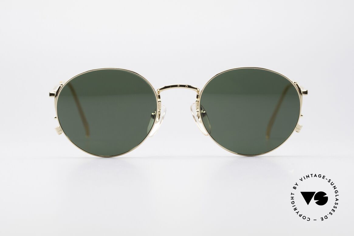 Jean Paul Gaultier 55-3178 Vergoldete JPG Sonnenbrille, edle Jean Paul Gaultier 90er Jahre Sonnenbrille, Passend für Herren und Damen