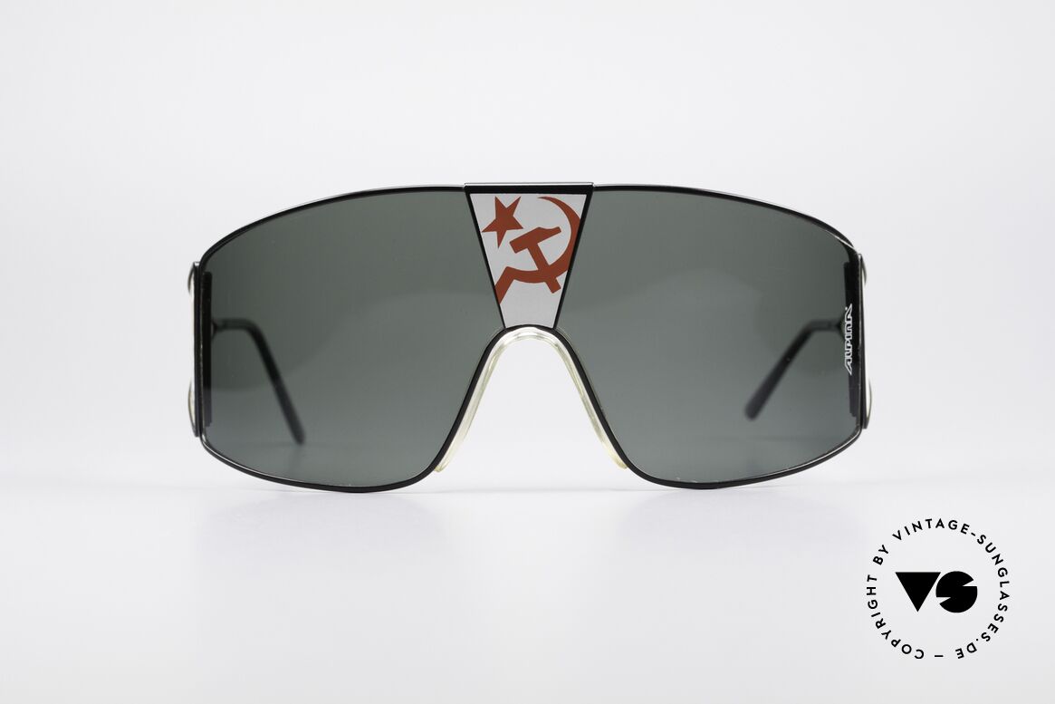 Alpina Talking Glasses Glasnost Gorbatschow Brille, extrem selten Alpina Sonnenbrille von ca. 1989, Passend für Herren und Damen