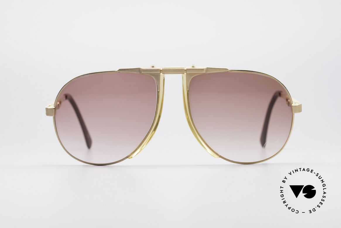 Willy Bogner 7004 Einstellbare 80er Sonnenbrille, die Bestseller Sonnenbrille vom Ski-Ass Willy Bogner, Passend für Herren