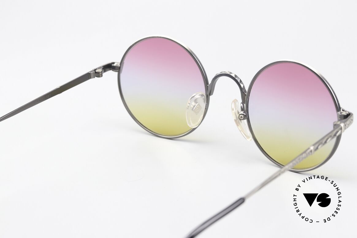 Jean Paul Gaultier 55-9671 Runde Designer Sonnenbrille, KEINE RETRObrille, sondern ein 90er JPG Original!, Passend für Herren und Damen