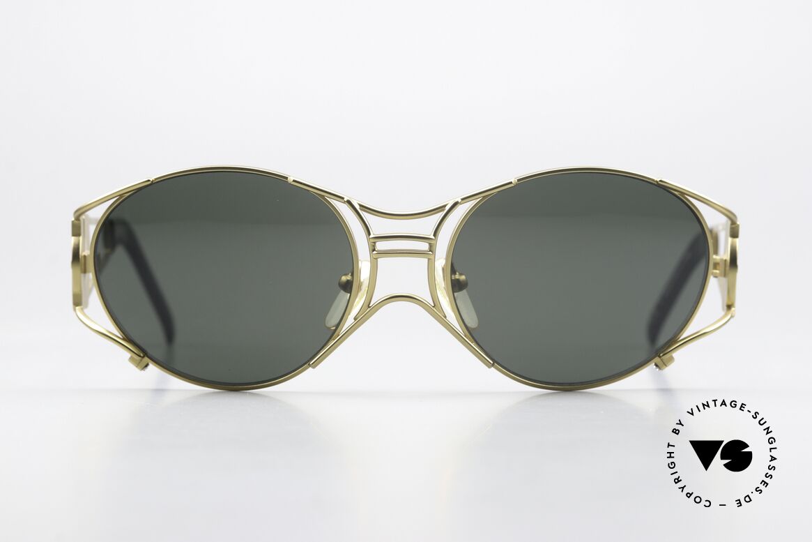 Jean Paul Gaultier 58-6101 90er Steampunk Sonnenbrille, seltene Jean Paul GAULTIER Designer-Sonnenbrille, Passend für Herren und Damen