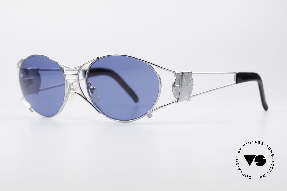 Jean Paul Gaultier 58-6101 JPG Steampunk Sonnenbrille, daher häufig auch als "Steampunk Brille" bezeichnet, Passend für Herren und Damen