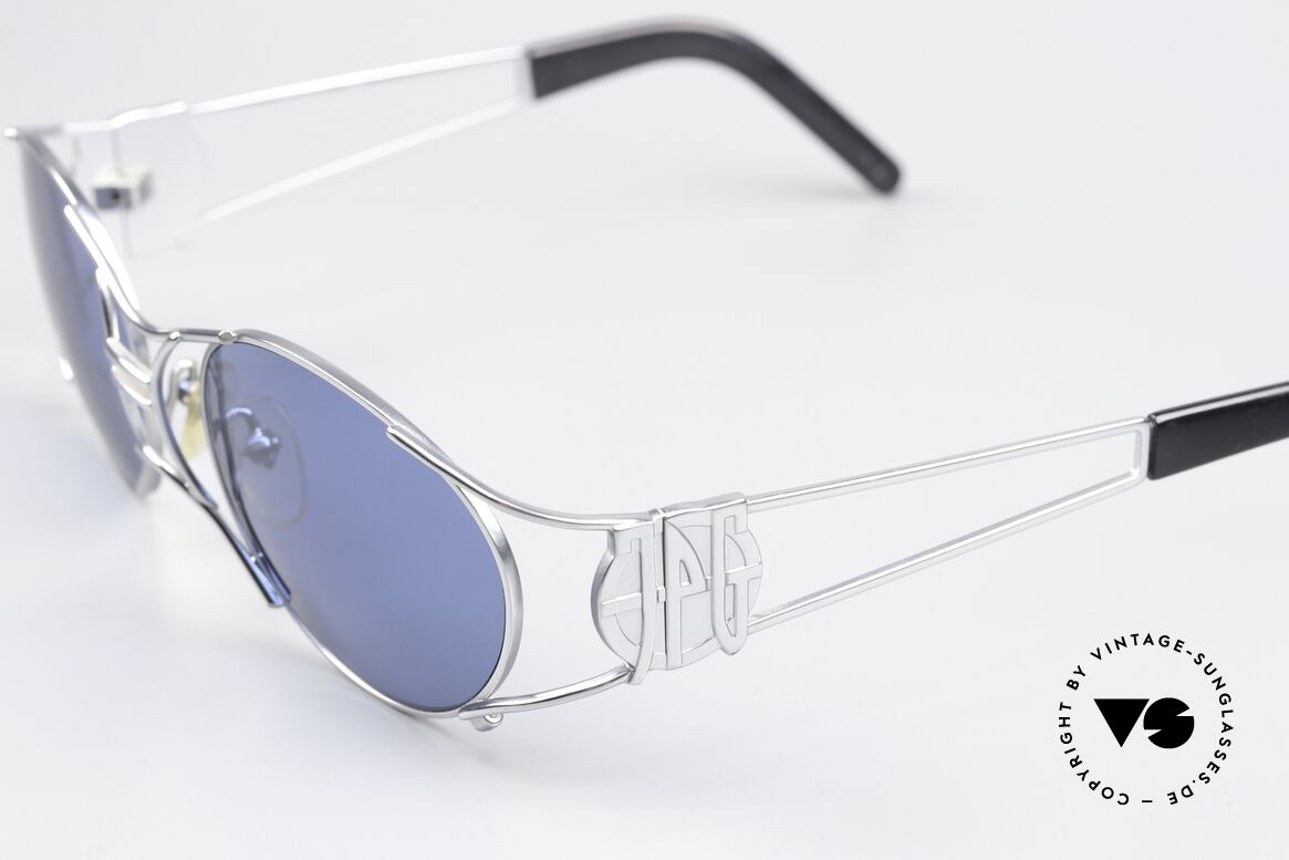 Jean Paul Gaultier 58-6101 JPG Steampunk Sonnenbrille, herausragende Fertigungsqualität; made in JAPAN, Passend für Herren und Damen