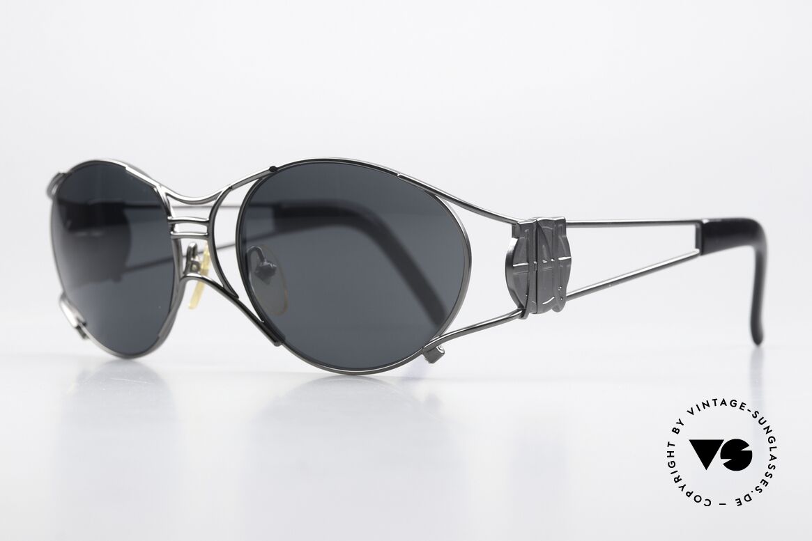 Jean Paul Gaultier 58-6101 Steampunk 90er Sonnenbrille, daher häufig auch als "Steampunk Brille" bezeichnet, Passend für Herren und Damen