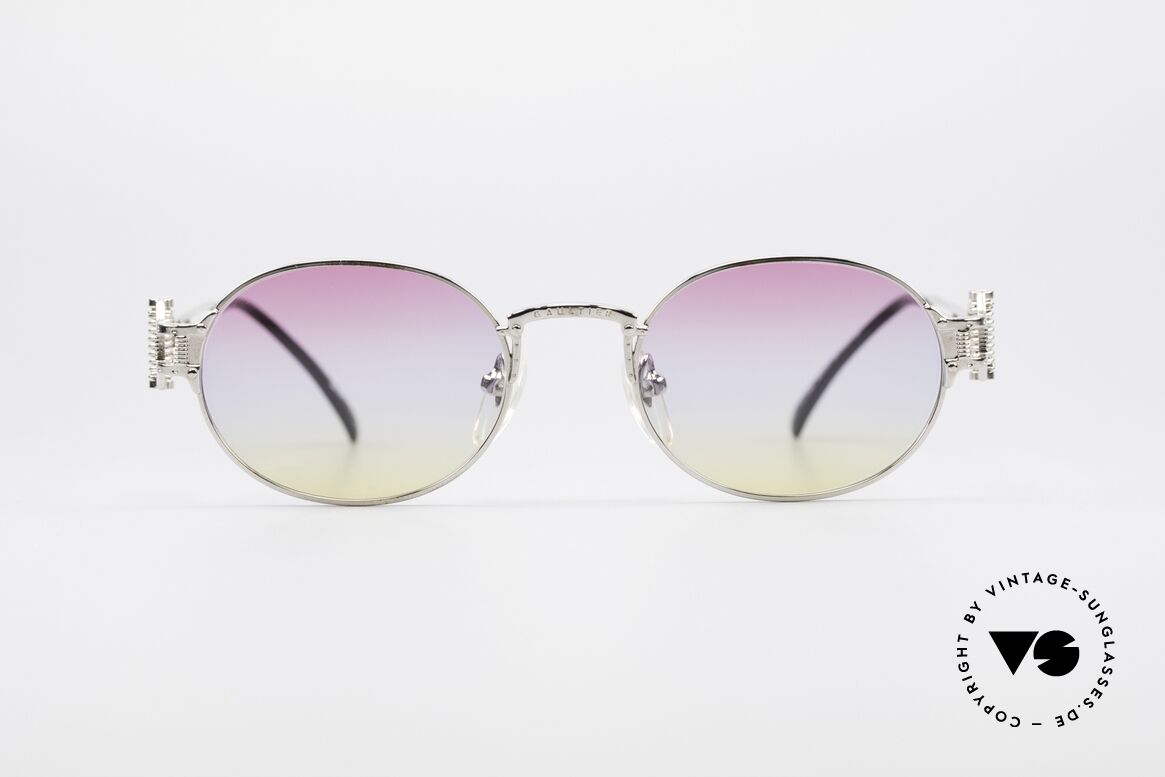 Jean Paul Gaultier 55-5110 Steampunk Vintage Brille, außergewöhnliche Jean Paul Gaultier 90er Brille, Passend für Herren und Damen