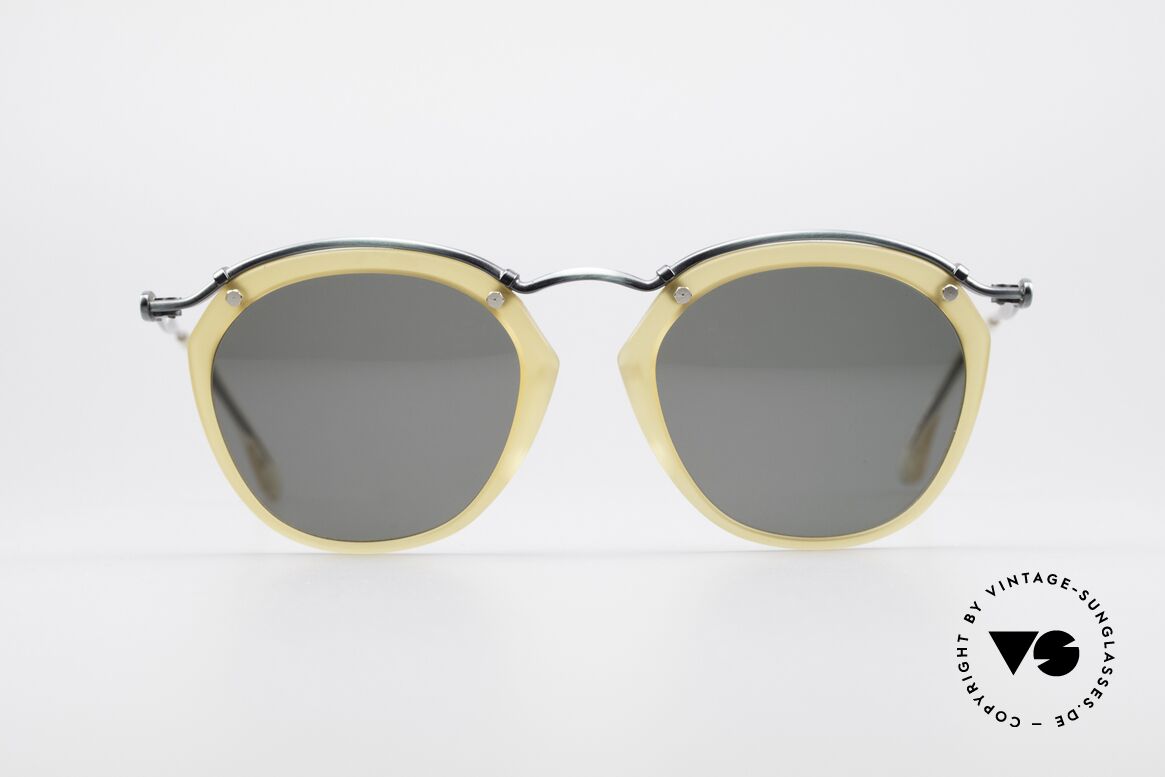 Jean Paul Gaultier 56-1273 Panto Style Sonnenbrille, Gaultiers Interpretation einer Panto-Sonnenbrille, Passend für Herren und Damen