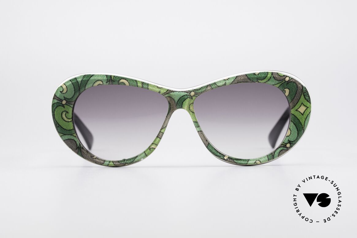 Emilio Pucci PU57 Sophia Loren Sonnenbrille, farbenfrohe 'luftige' vintage Pucci Designersonnenbrille, Passend für Damen