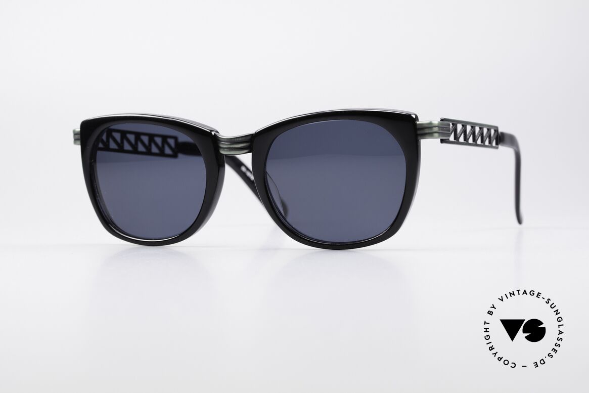 Jean Paul Gaultier 56-0272 Steampunk 90er Sonnenbrille, vintage Designersonnenbrille von J.P. Gaultier, Passend für Herren und Damen