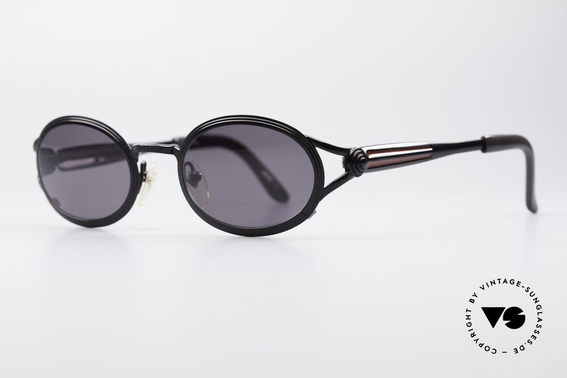 Jean Paul Gaultier 56-7114 Ovale Steampunk  JPG Brille, ungetragene Rarität für Kunst- und Mode-Liebhaber, Passend für Herren und Damen