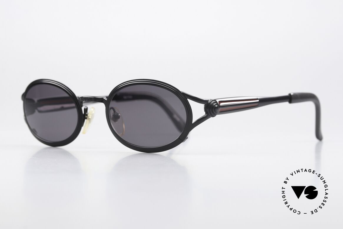 Jean Paul Gaultier 56-7114 Ovale Steampunk  JPG Brille, ungetragene Rarität für Kunst- und Mode-Liebhaber, Passend für Herren und Damen