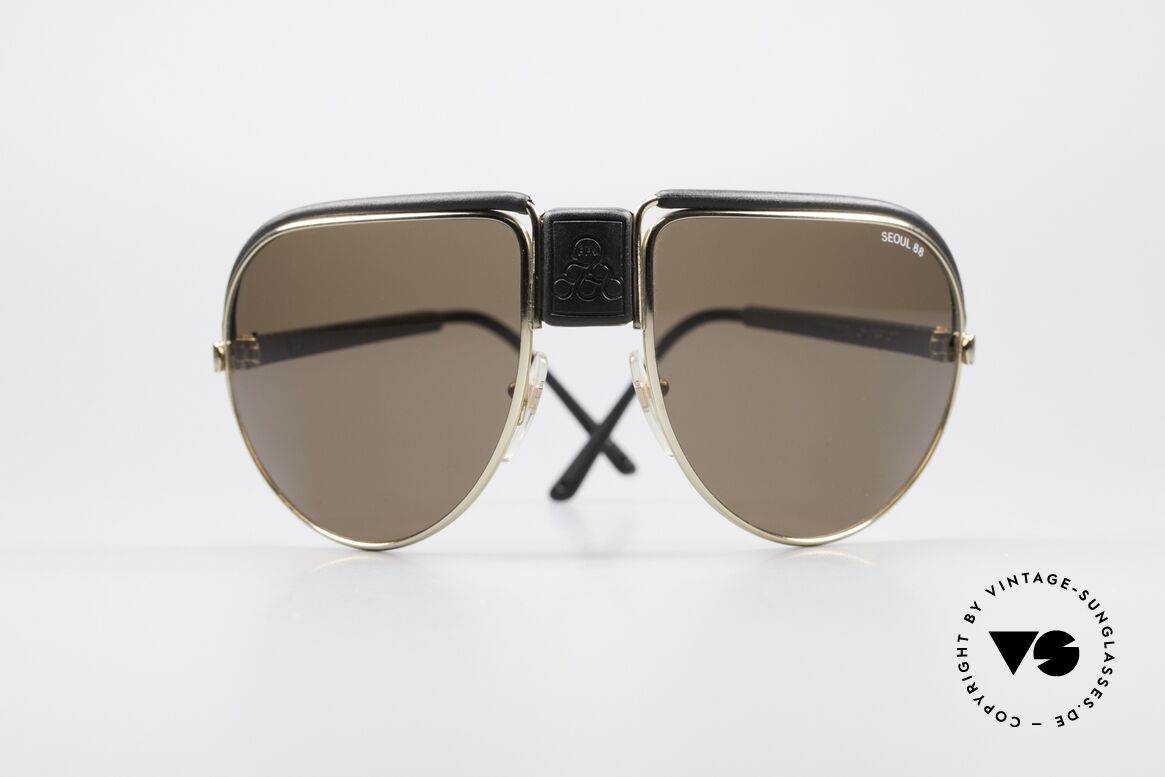 Cebe Seoul 88 Olympische Spiele Brille, Cebe vintage Sonnenbrille für den sportlichen Gebrauch, Passend für Herren
